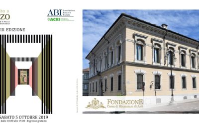 Sabato 5 ottobre, dalle 10 alle 19, visite guidate gratuite nella sede della Fondazione Cassa di Risparmio di Asti per Invito a Palazzo 2019.